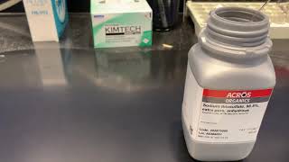 Crystallization of melted sodium thiosulfate Thiosulfate Recrystallization