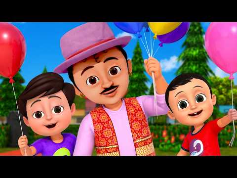 Gubbare Wala | गुब्बारे वाला + More Kids Hindi Rhymes For Kids | Ding Dong Bells Kids