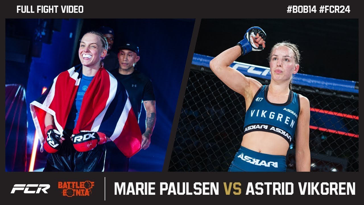 Marie Paulsen vs Astrid Vikgren | FULL FIGHT | FCR 24 x BOB 14