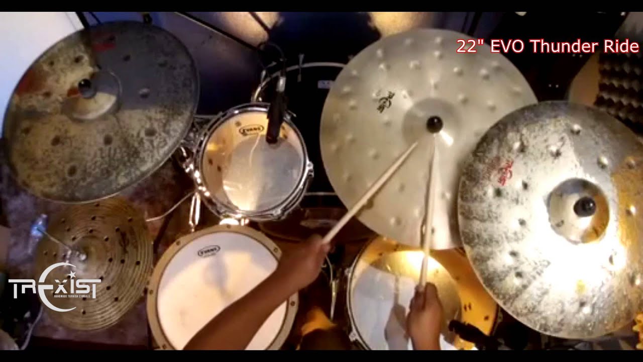 Trexist Cymbals USA 22" EVO Thunder Ride Cymbals