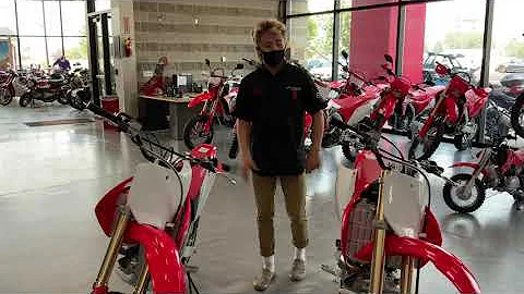 2021 Honda CRF150R and CRF150RB Expert Walk Around Introduction, 4 Stroke Youth Race Dirt Bike