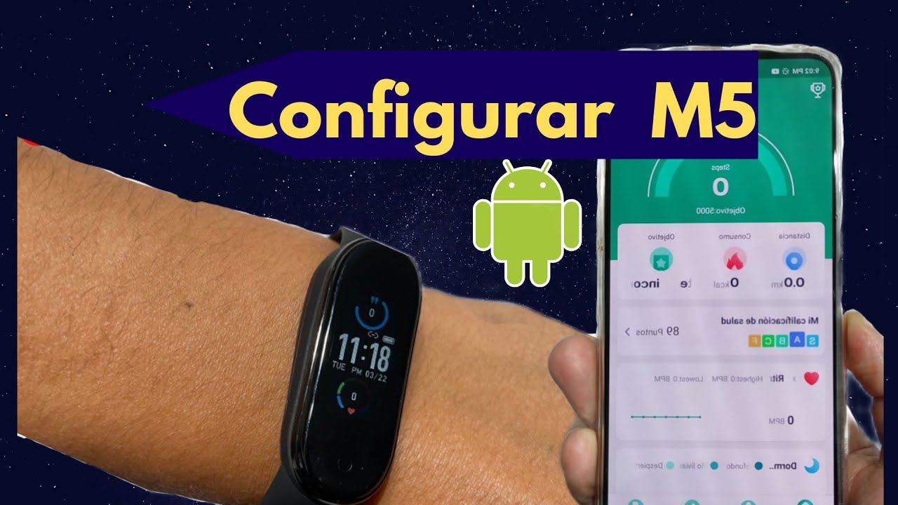 Reloj pulsera inteligente Smart Band m5