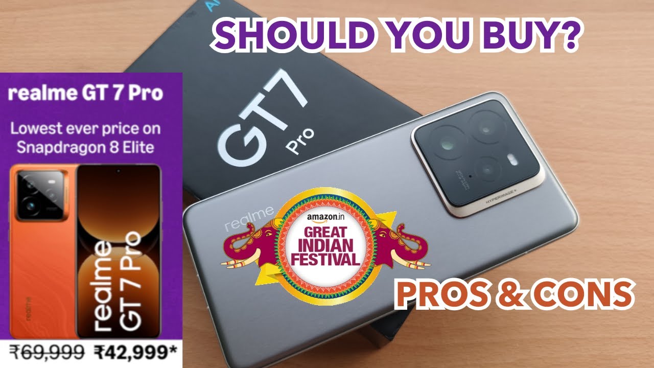 realme GT 7 Pro at Rs 42,999/- in Amazon Festival Sale 2025 