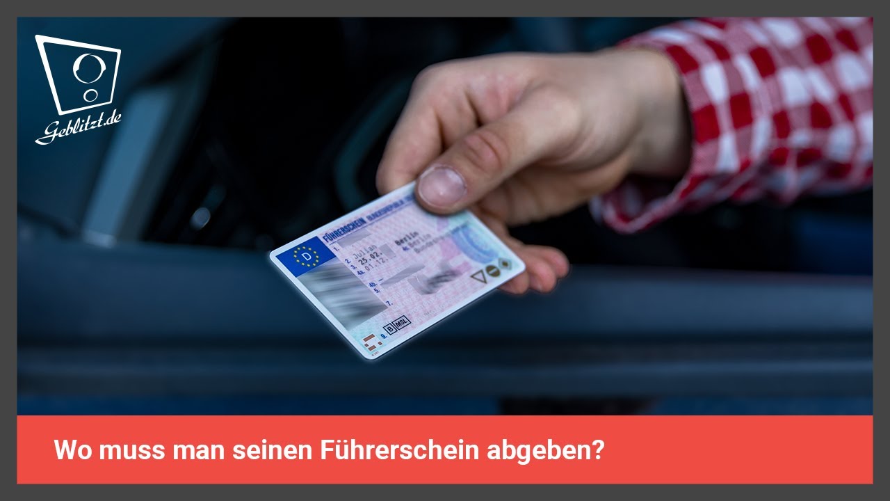 Führerschein Freiwillig Abgeben Belohnung Niedersachsen Wo muss man seinen Führerschein abgeben und wo bekommt man ihn wieder