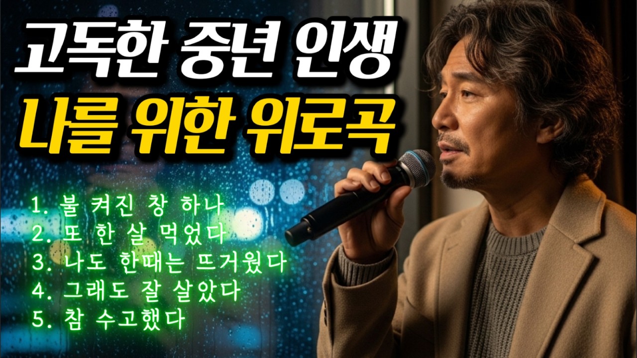 🎵 앞만 보고 달려온 나에게ㅣ고단했던 내 인생에게 건네는 눈물의 위로 #감성트로트