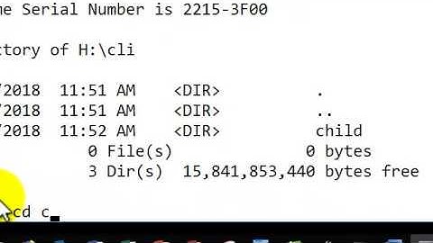 DOS Activity 2 Nested Directories