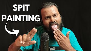 Asmr Indian Spit Painting