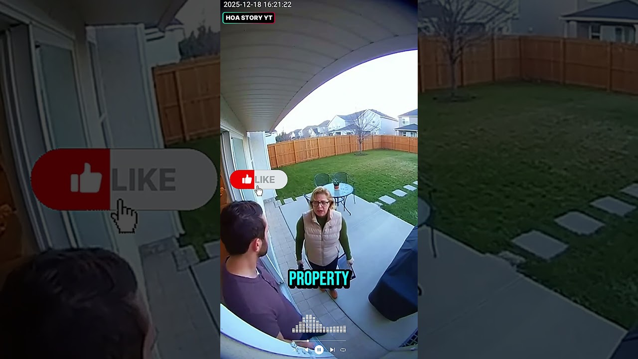 HOA Karen Entered My Backyard Without Permission — Instantly Caught on CCTV