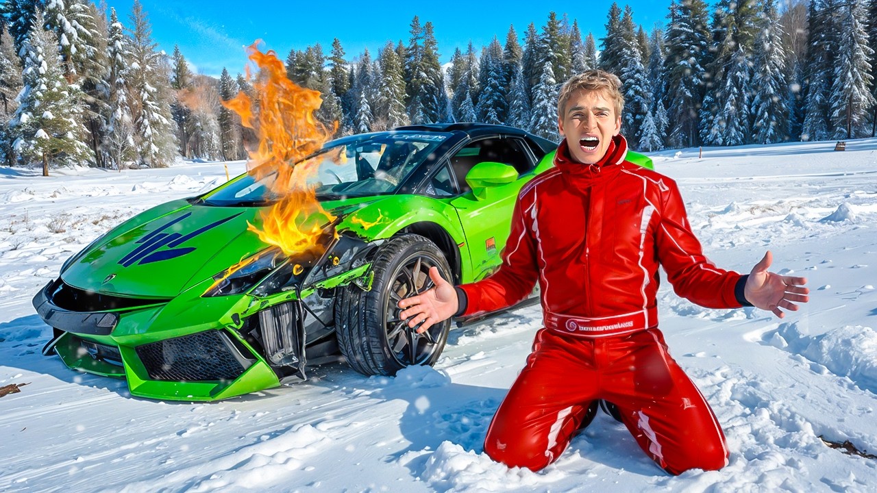 My Lambo Got TRAPPED In The Ice Because Of This…