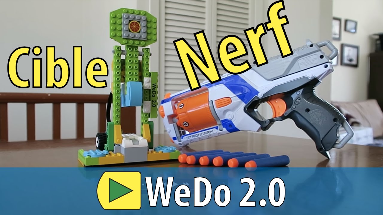 Cible Nerf en LEGO WeDo 2.0 