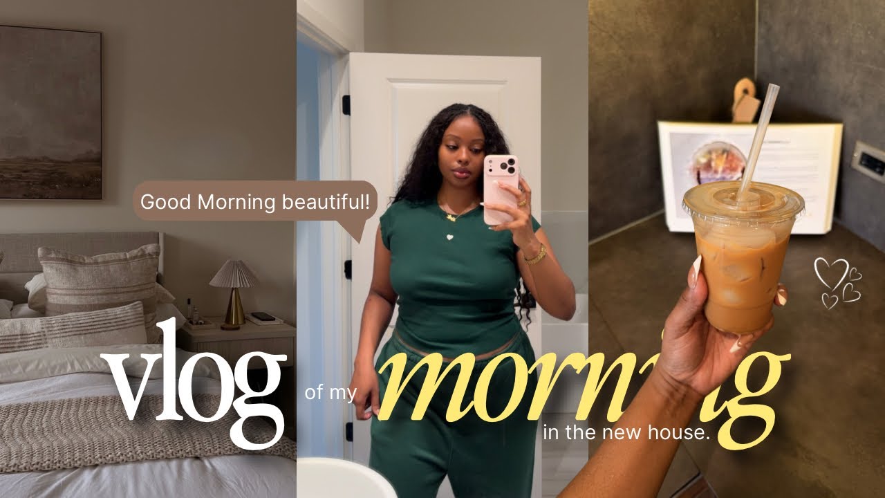 spend the morning with me.. in my new home. - YouTube