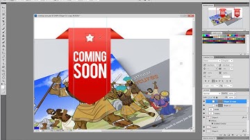 Creating a Custom Ribbon using Photoshop Shapes - Pt2