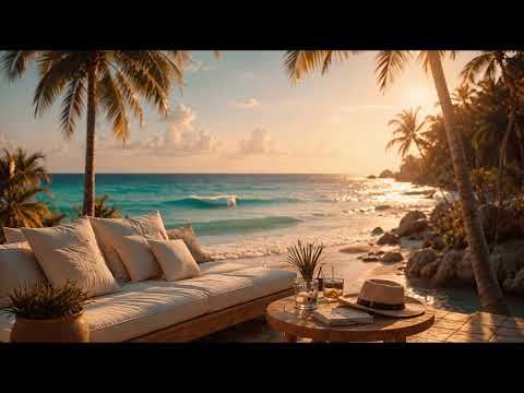 Tropical Beach Daybed Lounge (3 Hours) | Relaxing Chillout & Balearic Lounge Music for Stress Relief