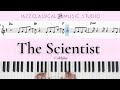 The scientist  coldplay  piano tutorial easy  with music sheet  jcms