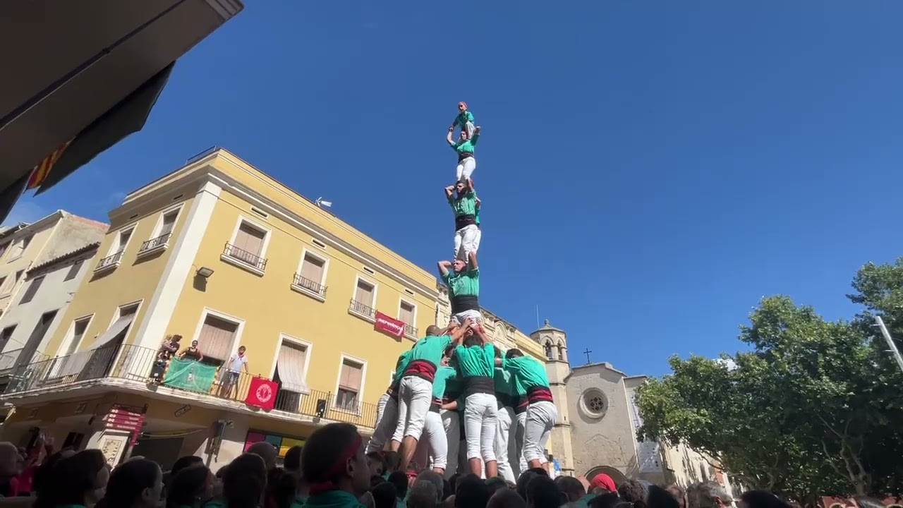 Pde7f dels Castellers de Vilafranca per a l'actuació del 29