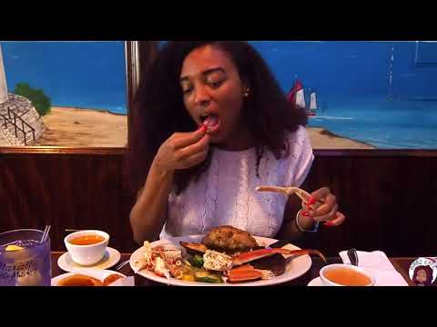 Bubbz Eatz Ep. 1 | Mukbang Eating Show | Marietta Fish Market | Crab Legs, Steak, Seafood