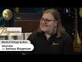 An interview with Mr. Kloppmann - "The World of Vintage Guitars" - 2023 Crossroads Festival Edition