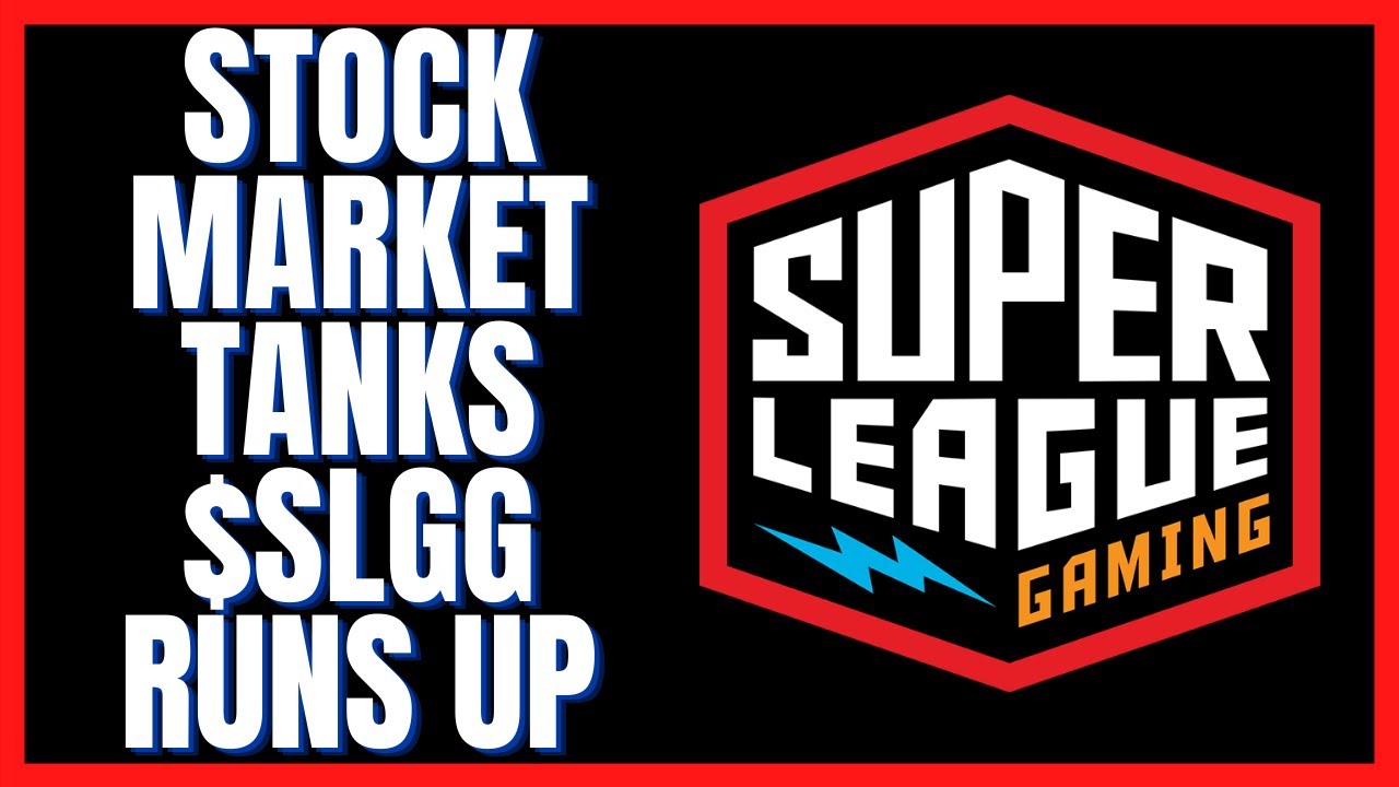 Super League Gaming Moves Higher Stock Market Drops on Powell's Talk | $SLGG $GME $AMC $SPY $QQQ