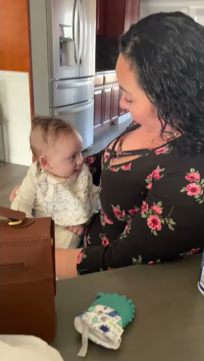 Hungry Baby Boy Can't Help But Stare || ViralHog