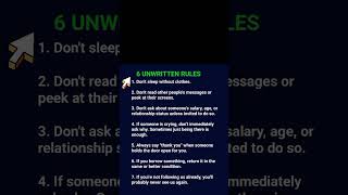 unwritten rules. #scary #psychologicalinsights #humanpsychology #psycholgyfacts