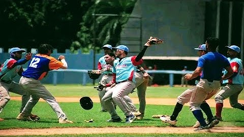 Video de la TRIFULCA entre Sancti Spíritus y Ciego de Ávila en Serie Nacional Sub-23