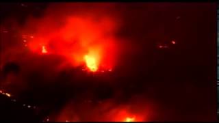 Raw  Oklahoma Wildfire Growing Quickly