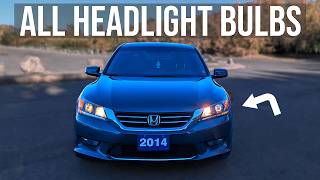 How to Replace Headlight Bulbs - Honda Accord (2013-2017)