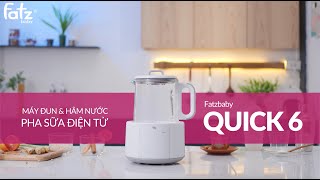 Máy đun và hâm nước pha sữa điện tử - QUICK 6 - FB3582TK | Bình đun nước giữ nhiệt | FATZBABY