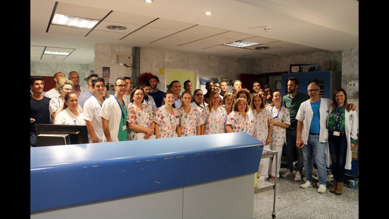 Visita Hospital La Candelaria CD Tenerife (12/12/2018)