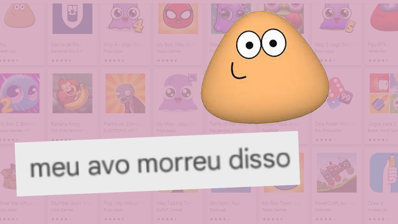 JOGUEI o Pou da vida real (Pou RTX) 