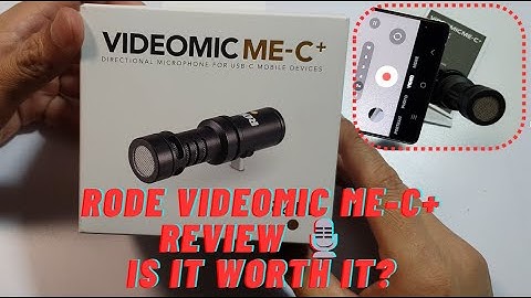 🎤 Rode VideoMIC Me-C+ Unboxing & Real-World Review! 🎬