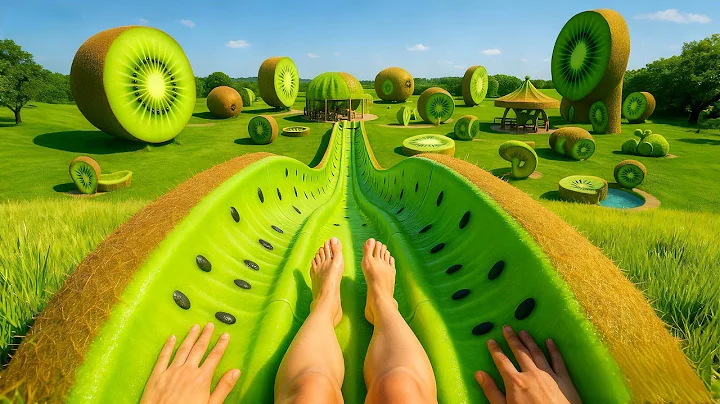 Which Waterslide would you like to ride? 🛝Super-Satisfying ASMR Magical Waterslides🍓🥝🍉🫐🍒🍇🍊🍋🥒🥭🥑🥥