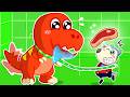 What Do Dinosaurs Eat?! T-Rex &amp; Triceratops | Dinosaur Song 🎶 Wolfoo &amp; Lala Kids Songs