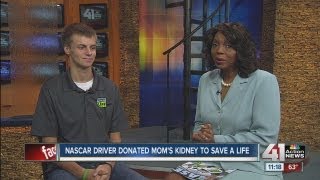 NASCAR driver donated mom's kidney to save a life