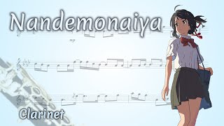 Kimi No Na Wa Your Name Nandemonaiya Clarinet