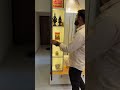 TV Cabinet or Mandir ek sath banvaye laminate finish | How to make TV panel | #ytshorts #interior444