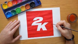 How to draw the 2K logo