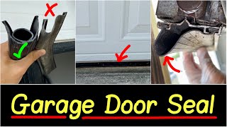 ✅Best Garage Door Bottom Seal | Rubber Gasket Weather Strip Replacement DIY HD Review