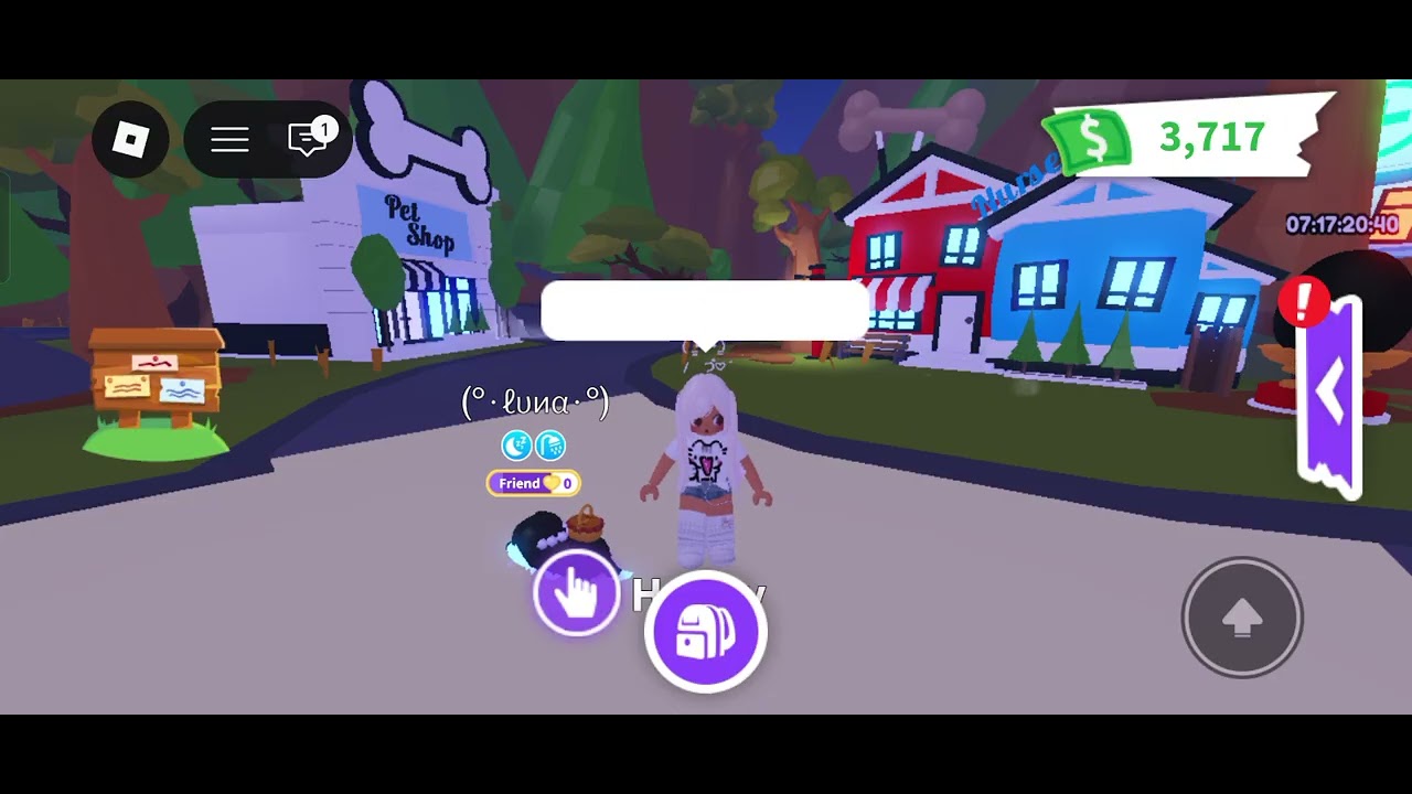 Playing adopt me :3 comment Ur user to offer house