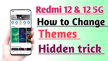 Redmi 12 & 12 5G How to Change Themes | Themes Change kaise kare Useful trick