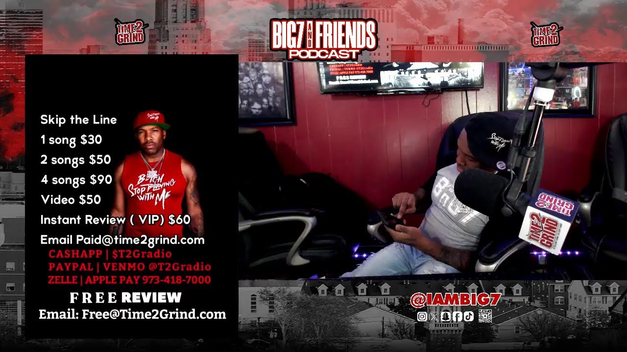 Live Unsigned Artist “Music Review” Hosted by @iambig7 on NJ #1 Station T2Gradio.com Ep 830