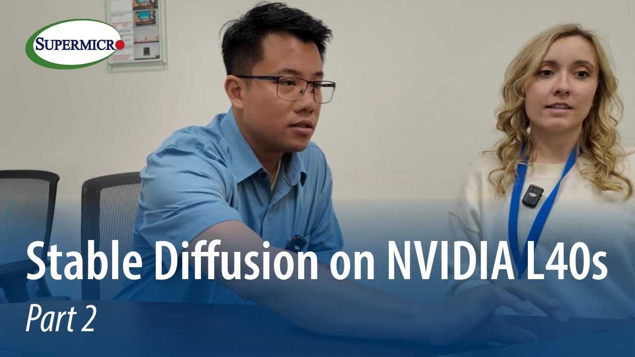 Supermicro StableSwarmUI Demo Video on SYS-521GE-TNRT (Part 2)