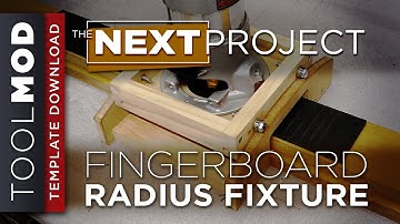 Guitar Fretboard Radius Jig - with template download - Woohoo!