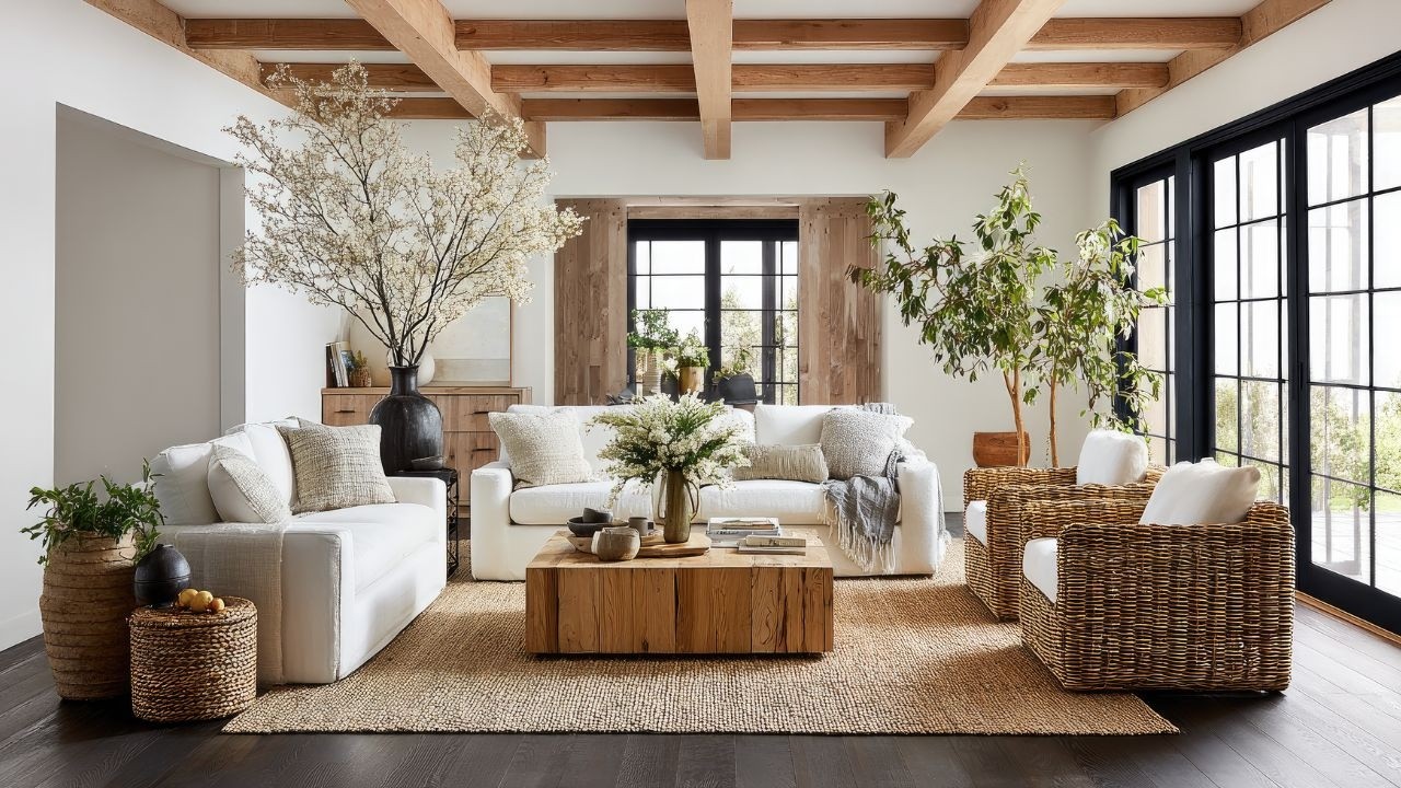 Обновление интерьера в стиле современного фермерского дома весной 2026 года | Уютный и элегантный...