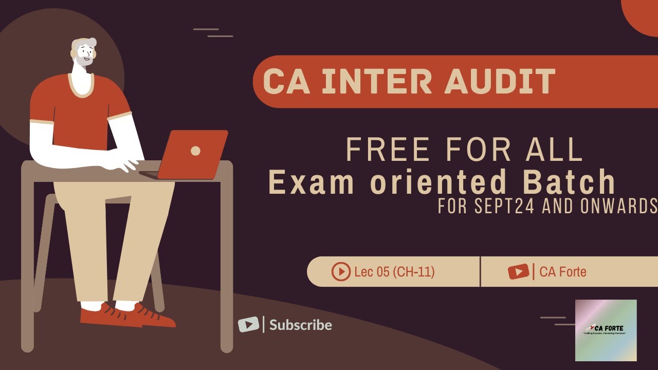 CA INTER AUDIT LEC-05A (Ethics and Terms of Eng.) | EXAM ORIENTED BATCH ...
