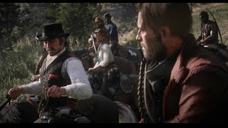 RDR2 My Last Boy mission -Eagle Flies death, Dutch leaves Arthur to die | German family saves Arthur