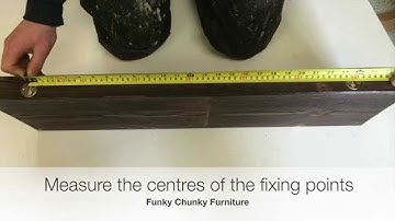 How To Fit A Floating Shelf: Keyhole Brackets
