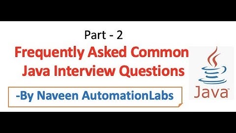 Common Java Examples Interview Questions - Part 2 || Don