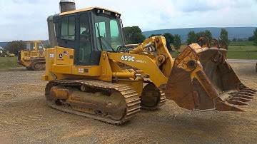 2005 John Deere 655C Series 2 Track Loader with 4/1 Bucket For Sale Operating Video!