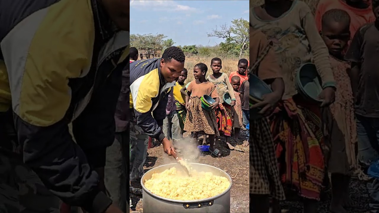 Alimentado a Fé! #shorts #Africa #nativo #viral #brasil #moçambique #pobreza #youtube
